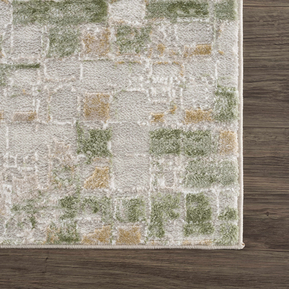 Liveri Green Mosaic Rug