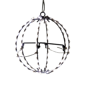 Cool White LED Foldable Metal Sphere
