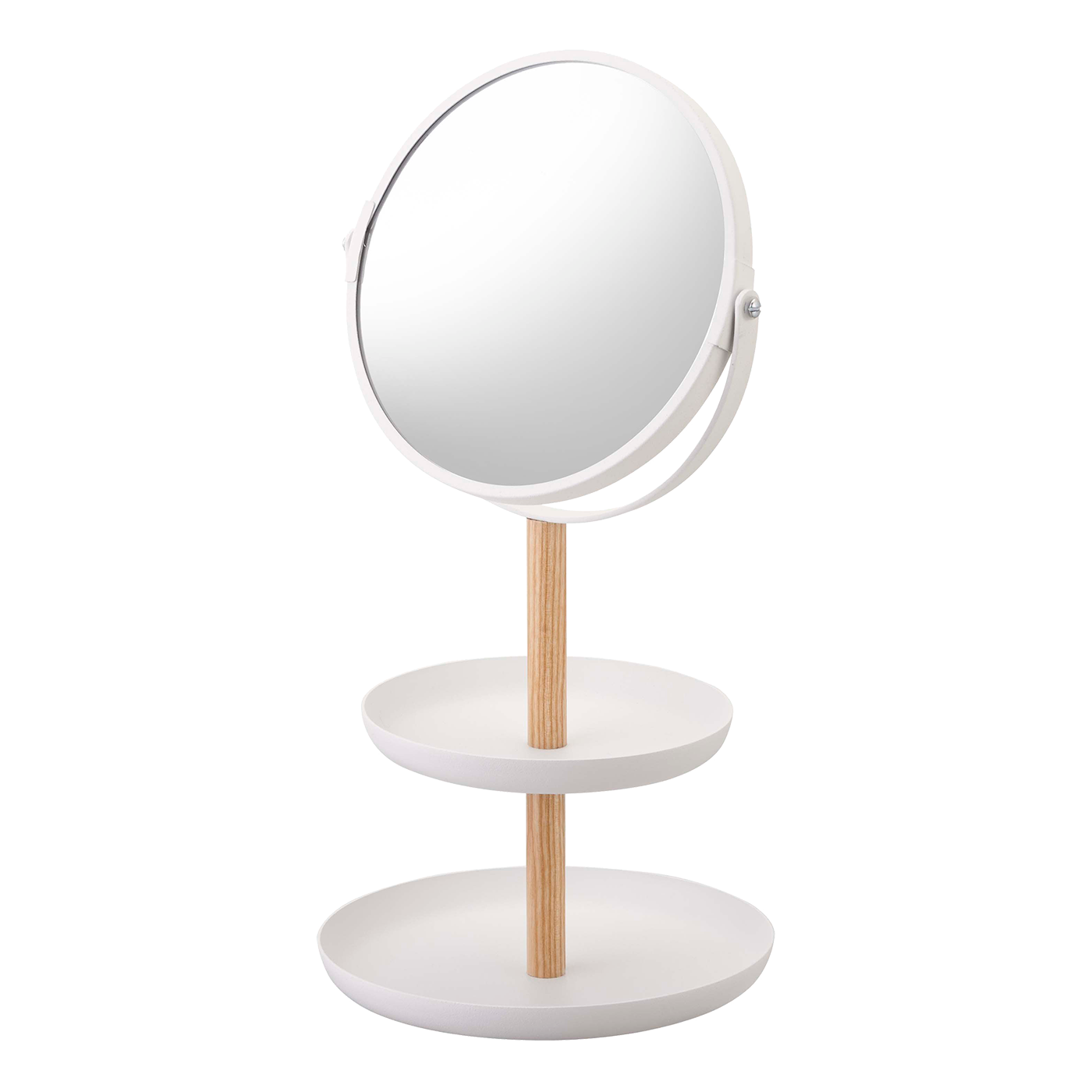 Two-Tier-Jewelry-Tray-With-Mirror-Steel-+-Wood-Mirrors