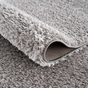 Lunaro Gray Subtle Wavy Abstract Modern Minimalist Polyester Machine Woven Area Rug - Clearance