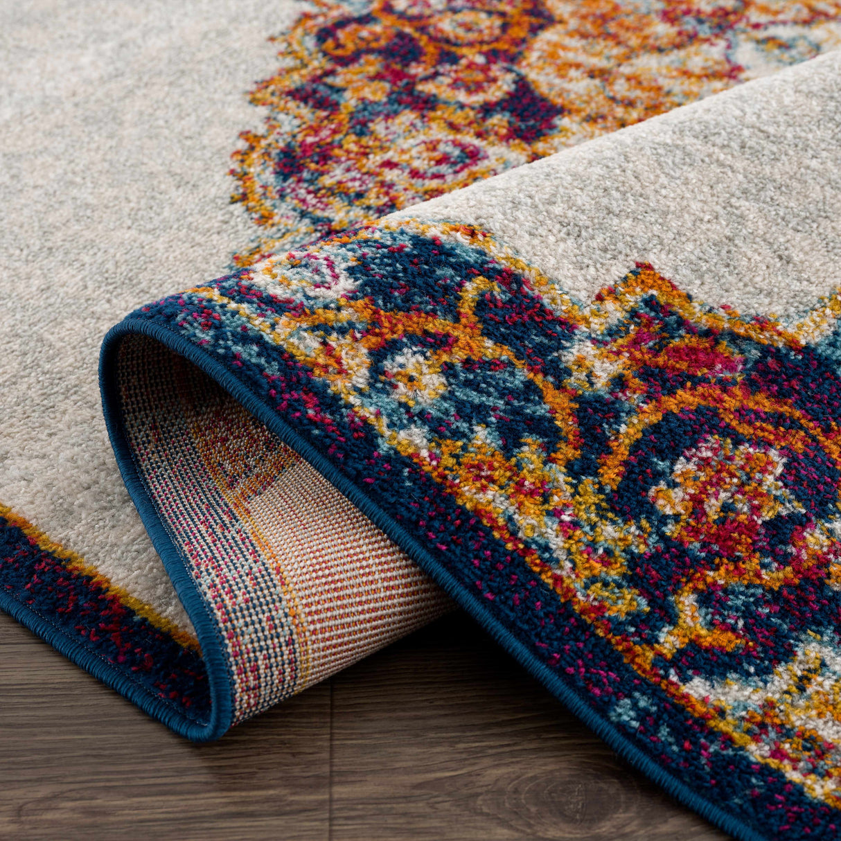 Istanbul Orange Area Rug - Clearance