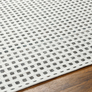 Bence Black & White Area Rug - Clearance