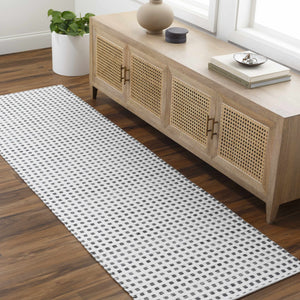 Bence Black & White Area Rug - Clearance