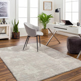 Chiyo Tan Plush Textured Washable Rug