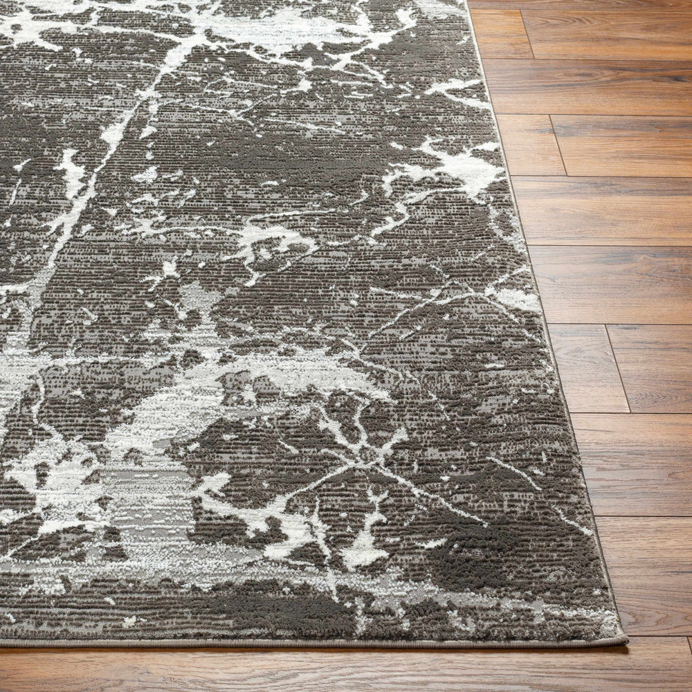 Ianto Ware Ianto Charcoal Marble Washable Area Rug - Clearance – Tuesday Morning