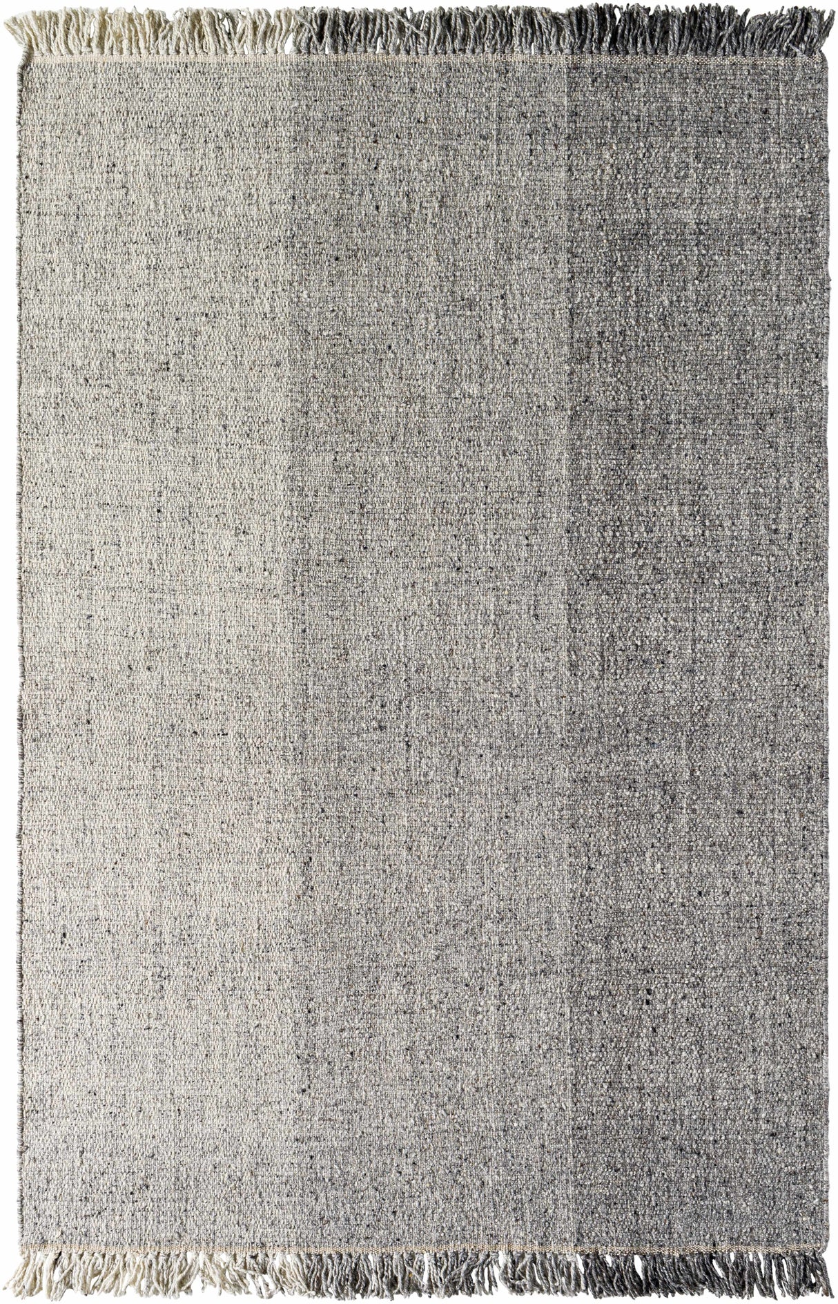 Penha Gray Monochrome Wool Area Rug - Clearance