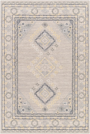 Alena Gray Wool Blend Area Rug - Clearance