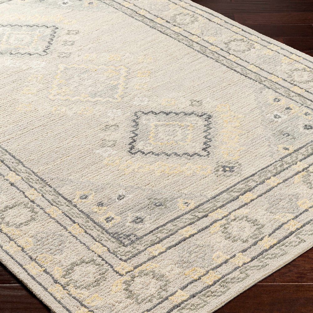 Alena Gray Wool Blend Area Rug - Clearance