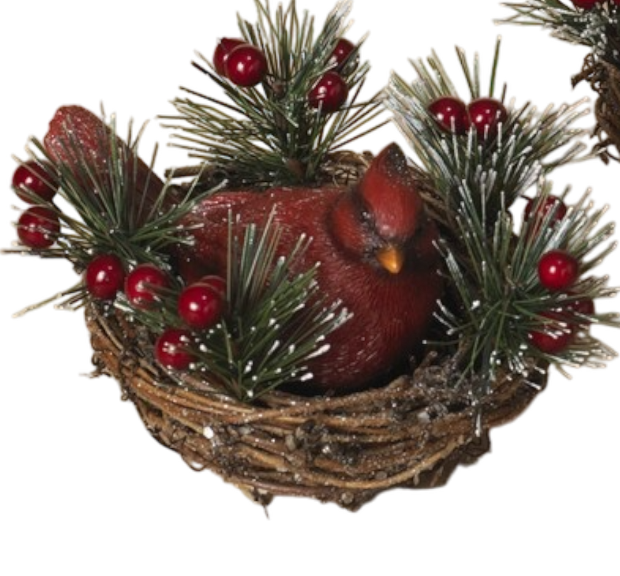 Cardinal Nest Decorative Accent