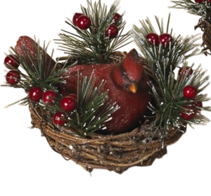 Cardinal Nest Decorative Accent