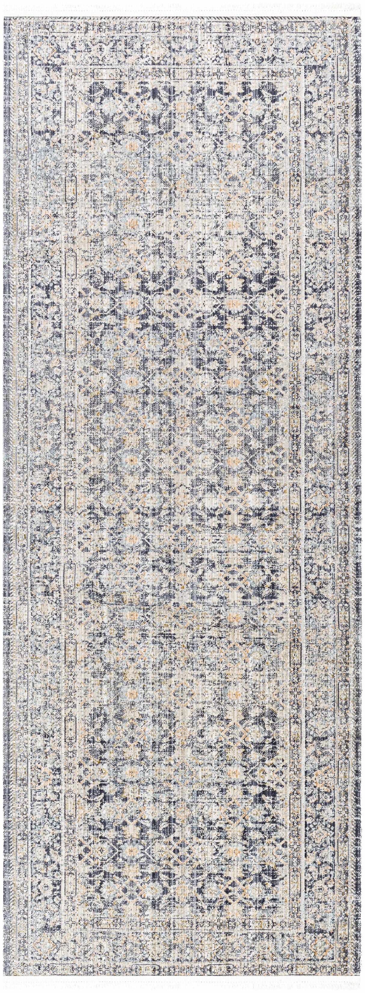 Margaret Navy Washable Rug - Becki Owens x Livabliss