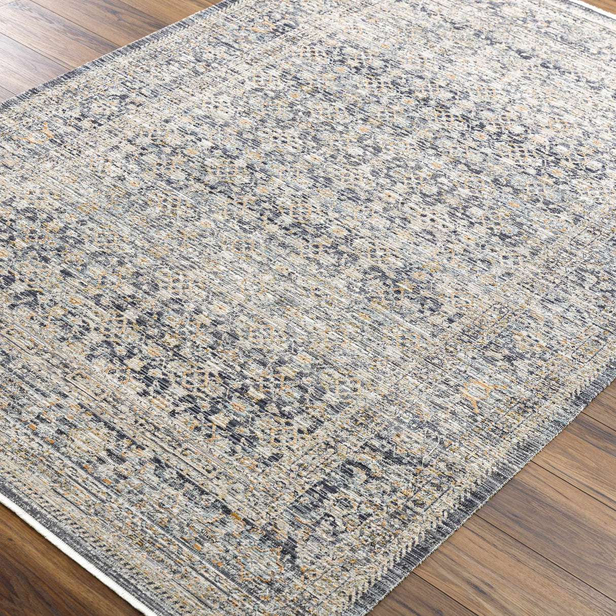 Margaret Navy Washable Rug - Becki Owens x Livabliss