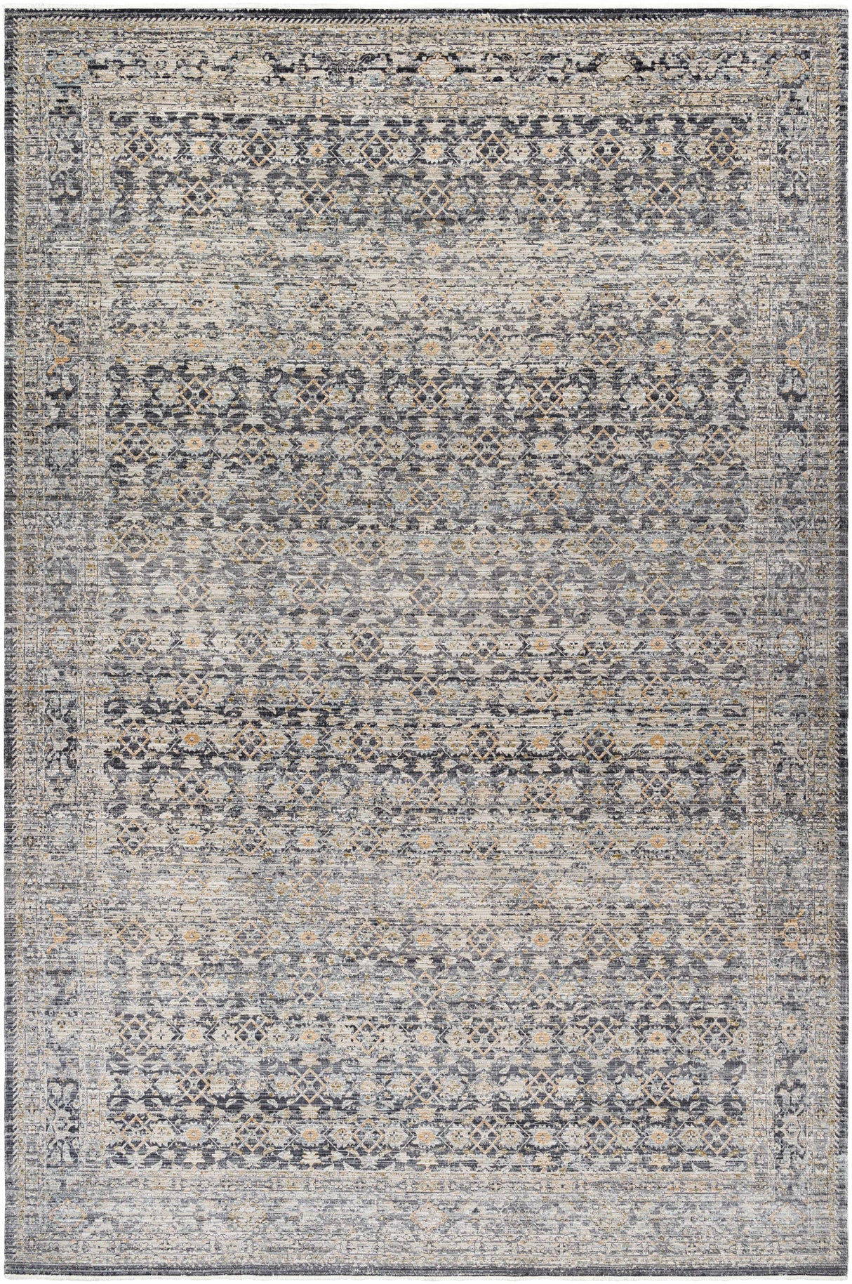 Margaret Navy Washable Rug - Becki Owens x Livabliss