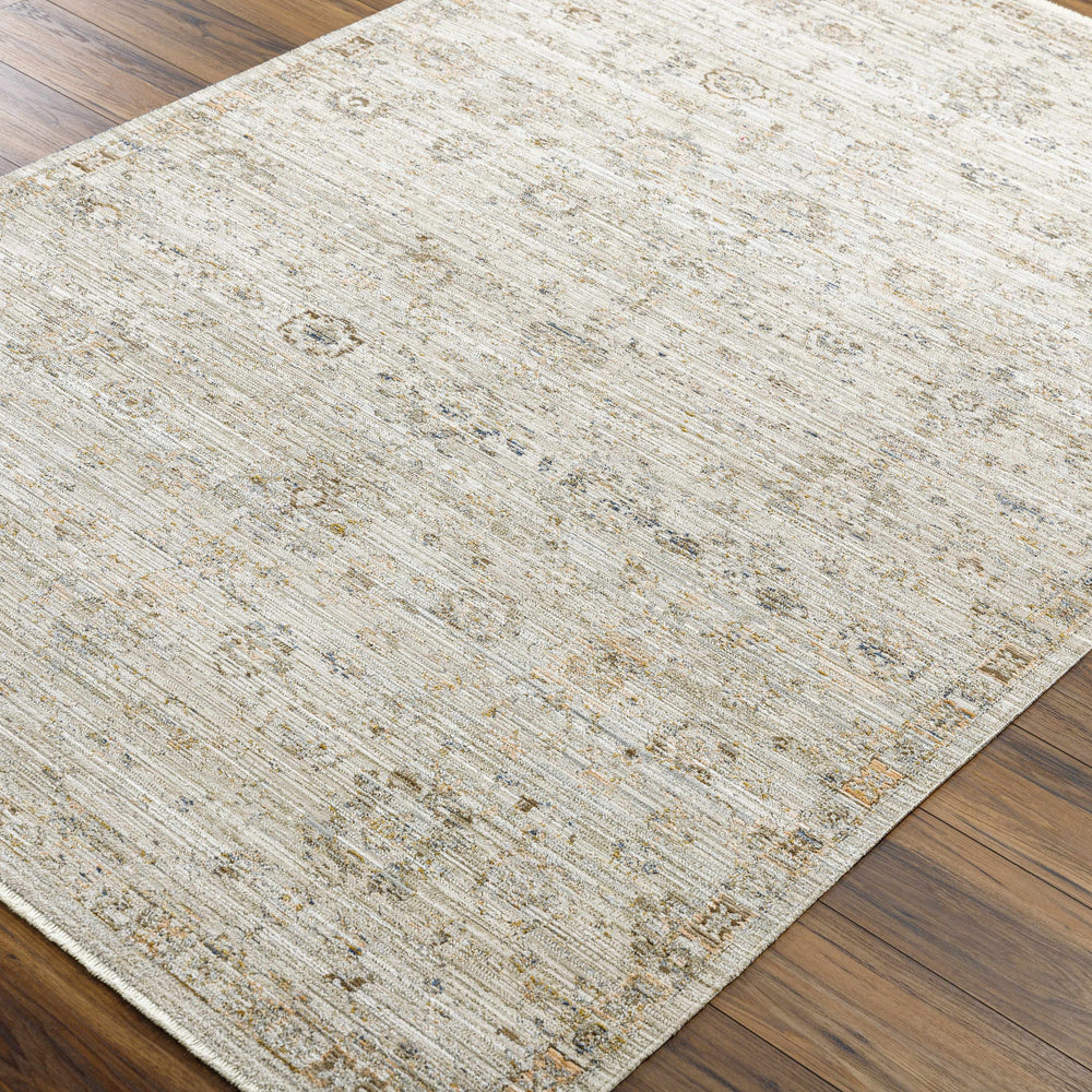 Margaret Damask Gray Washable Rug - Becki Owens x Livabliss