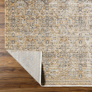 Margaret Beige & Blue Washable Rug - Becki Owens x Livabliss - Clearance