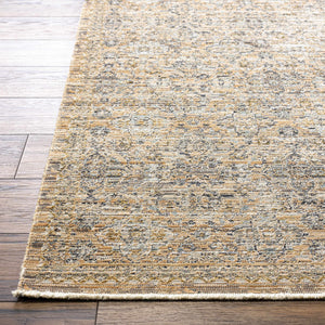 Margaret Beige & Blue Washable Rug - Becki Owens x Livabliss - Clearance