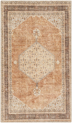 Lila Medallion Tan Area Rug