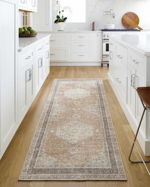 Lila Medallion Tan Area Rug
