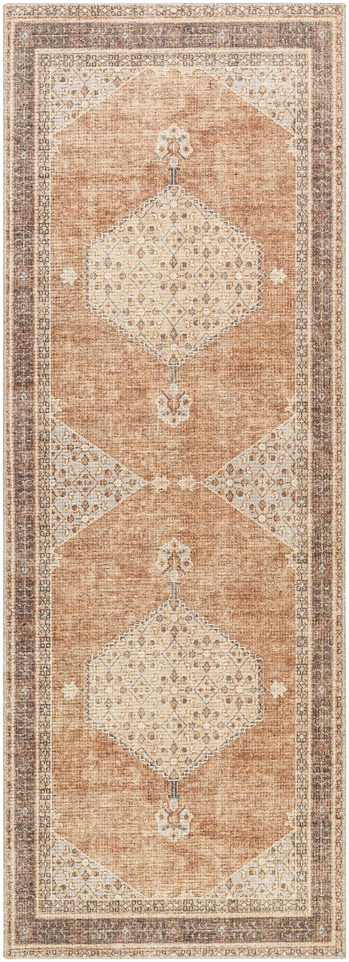 Lila Medallion Tan Area Rug