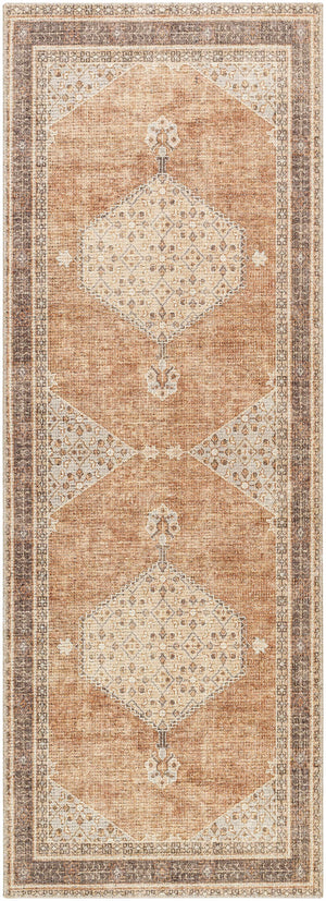 Lila Medallion Tan Area Rug
