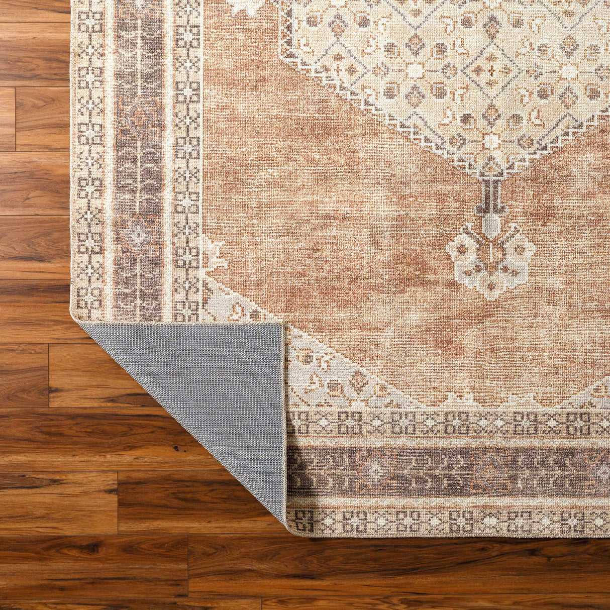 Lila Medallion Tan Area Rug
