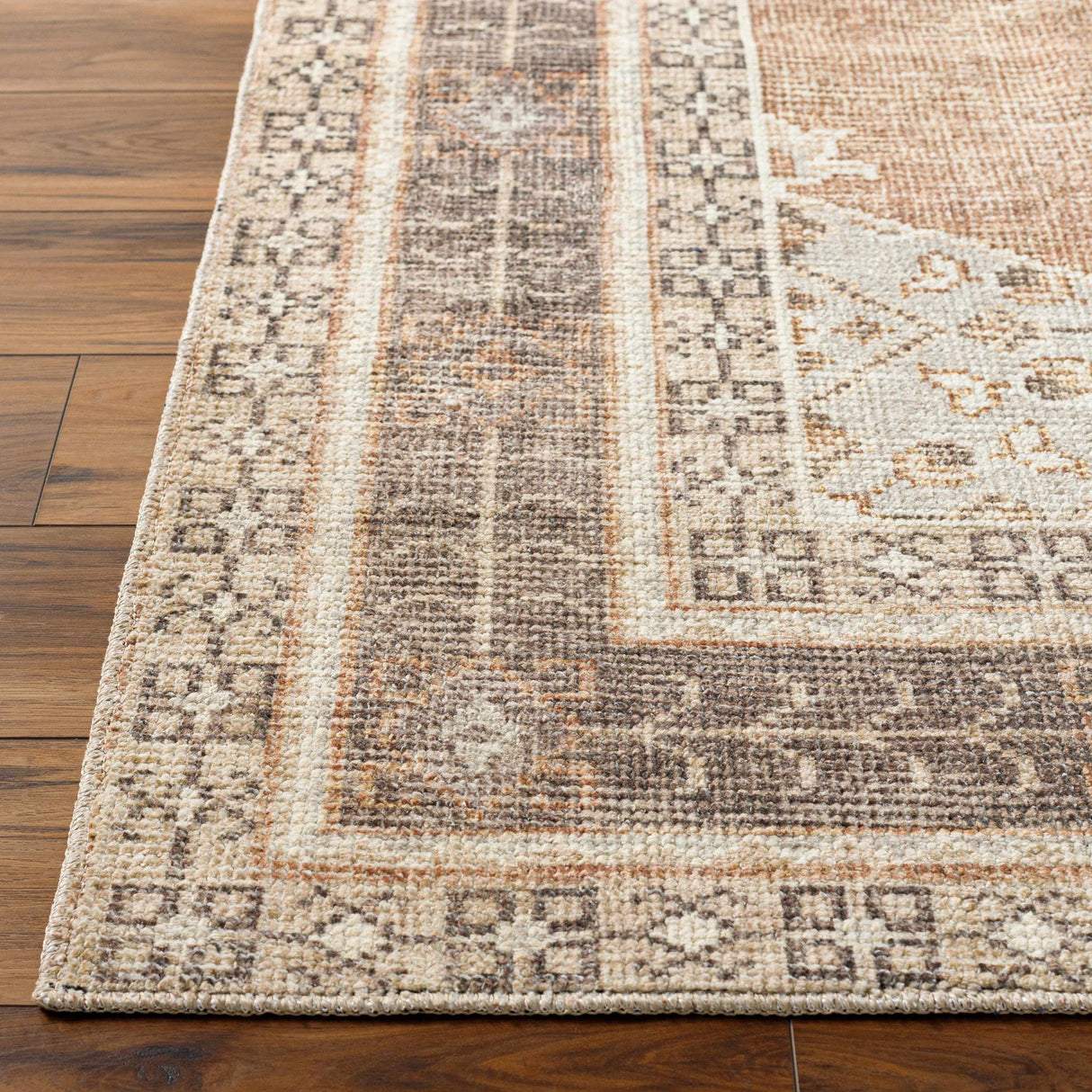 Lila Medallion Tan Area Rug