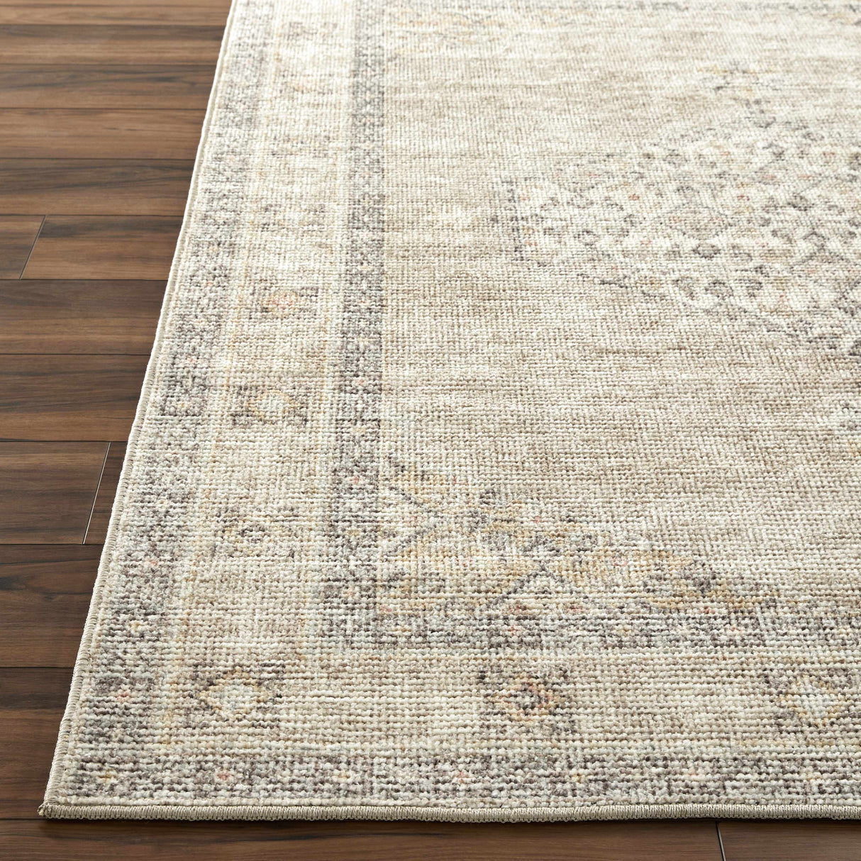 Lila Medallion Off-White Area Rug