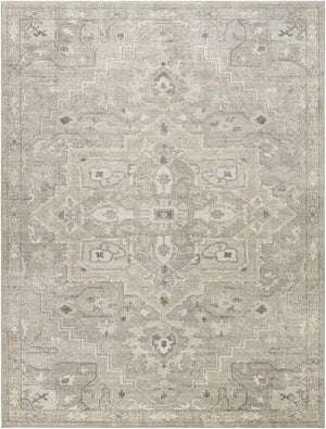 Elle Medallion Light Gray Area Rug