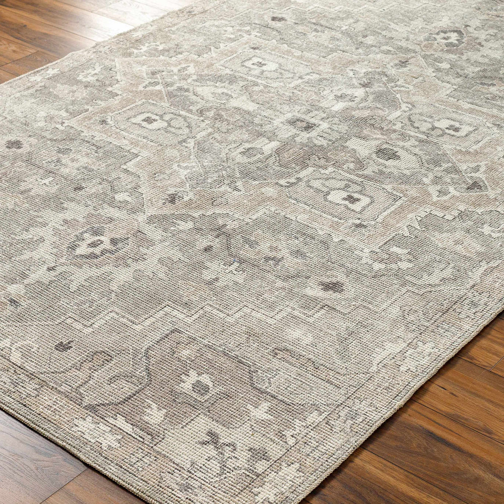 Elle Medallion Light Gray Area Rug