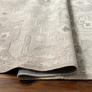 Elle Medallion Light Gray Area Rug