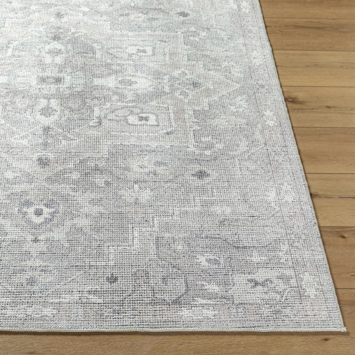Elle Medallion Light Gray Area Rug