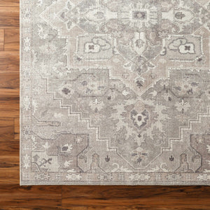 Elle Medallion Light Gray Area Rug