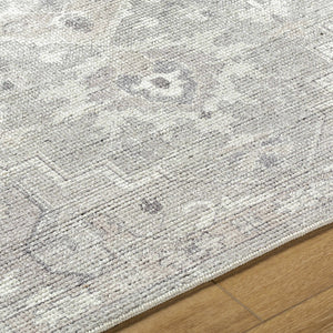 Elle Medallion Light Gray Area Rug