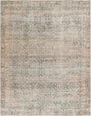 Marlene Damask Beige & Green Area Rug - Becki Owens x Livabliss