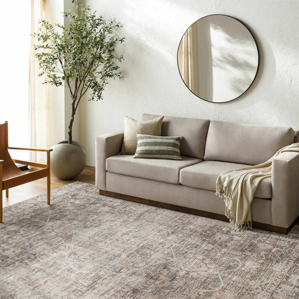 Marlene Medallion Brown Area Rug - Becki Owens x Livabliss