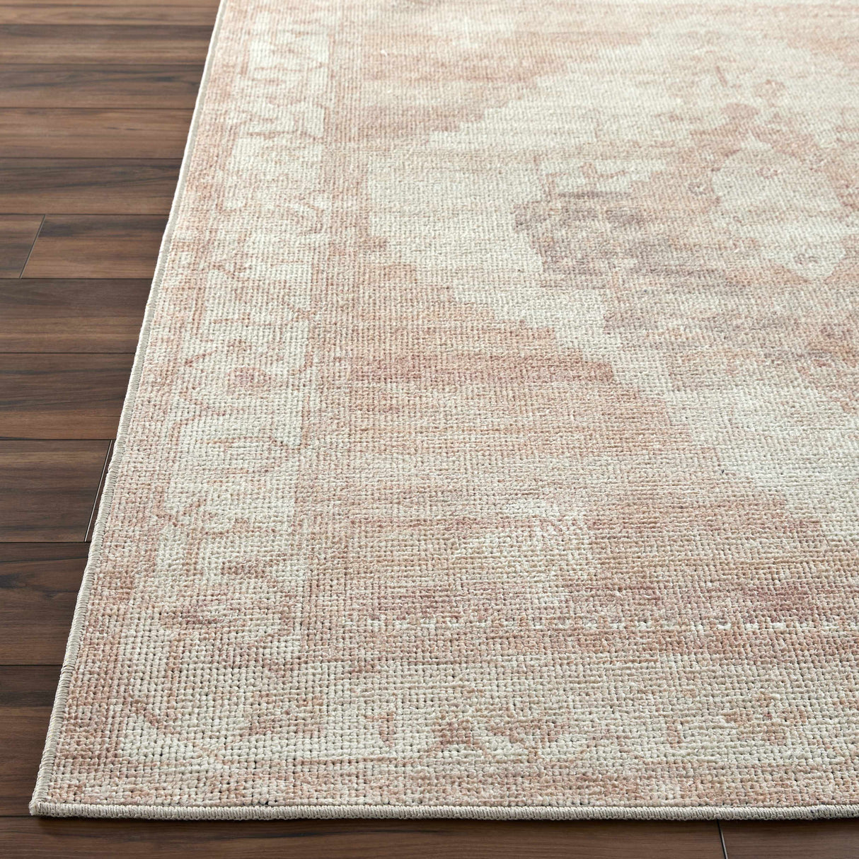 Luca Medallion Dusty Pink Area Rug