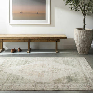 Luca Medallion Olive Area Rug