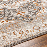Roho Beige & Rust Washable Area Rug - Clearance