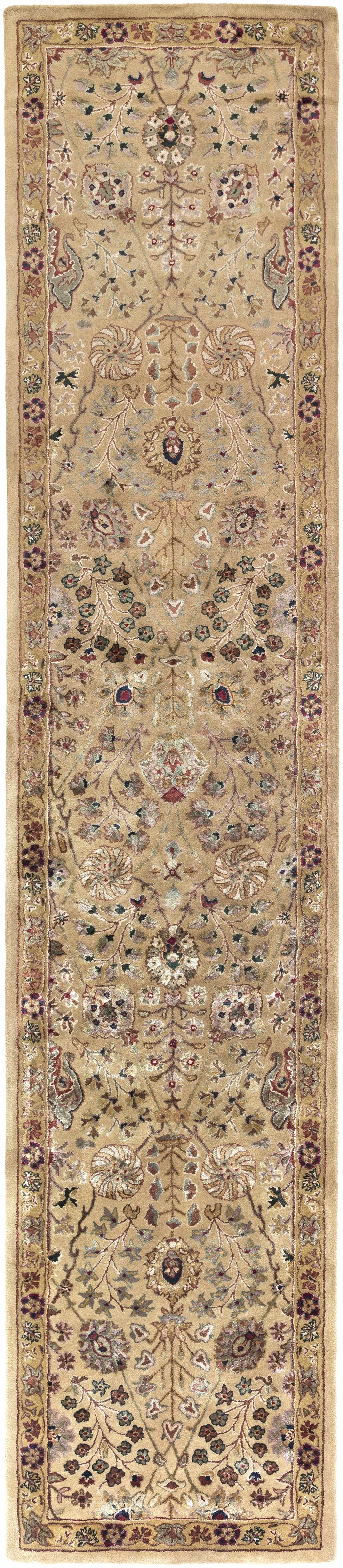 Pwyll Beige Damask Area Rug - Clearance