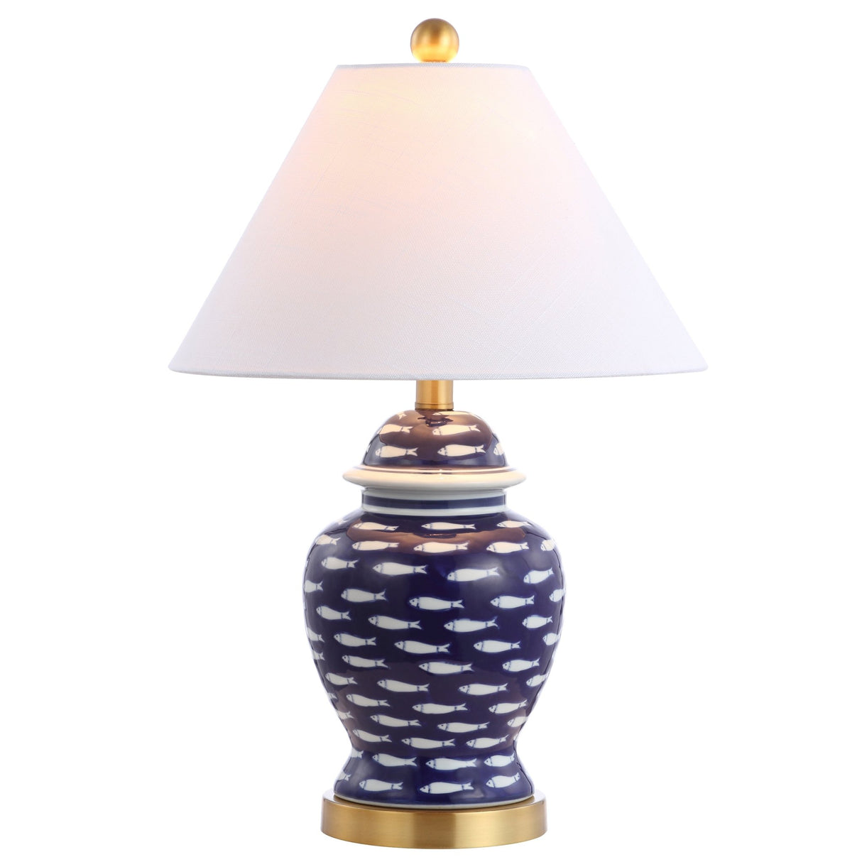 School-ginger-jar-ceramic/metal-led-table-lamp-Table-Lamps