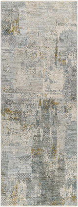 Elina Textured Abstract Rug with Fringes