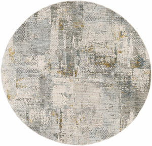 Elina Textured Abstract Rug with Fringes