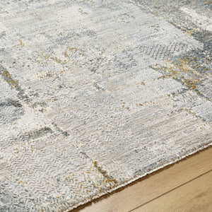 Elina Textured Abstract Rug with Fringes