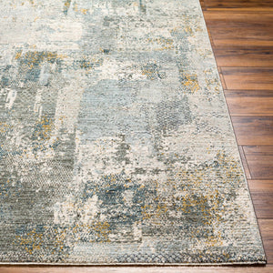 Elina Textured Abstract Rug with Fringes