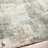 Elina Textured Abstract Rug with Fringes