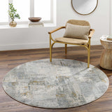 Elina Textured Abstract Rug with Fringes