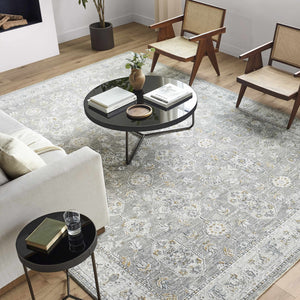 Hafsa Textured Rug with Fringes