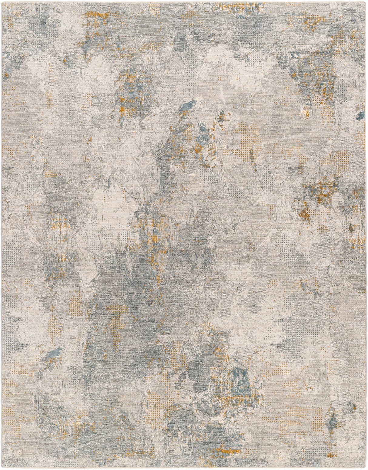Haydn Rock Pattern Rug with Fringes