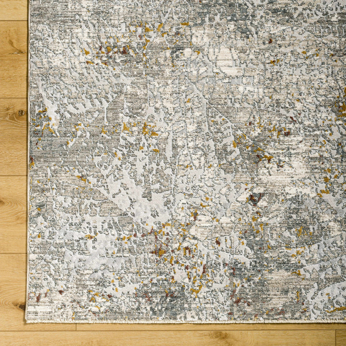 Moke Textured Rug with Fringes