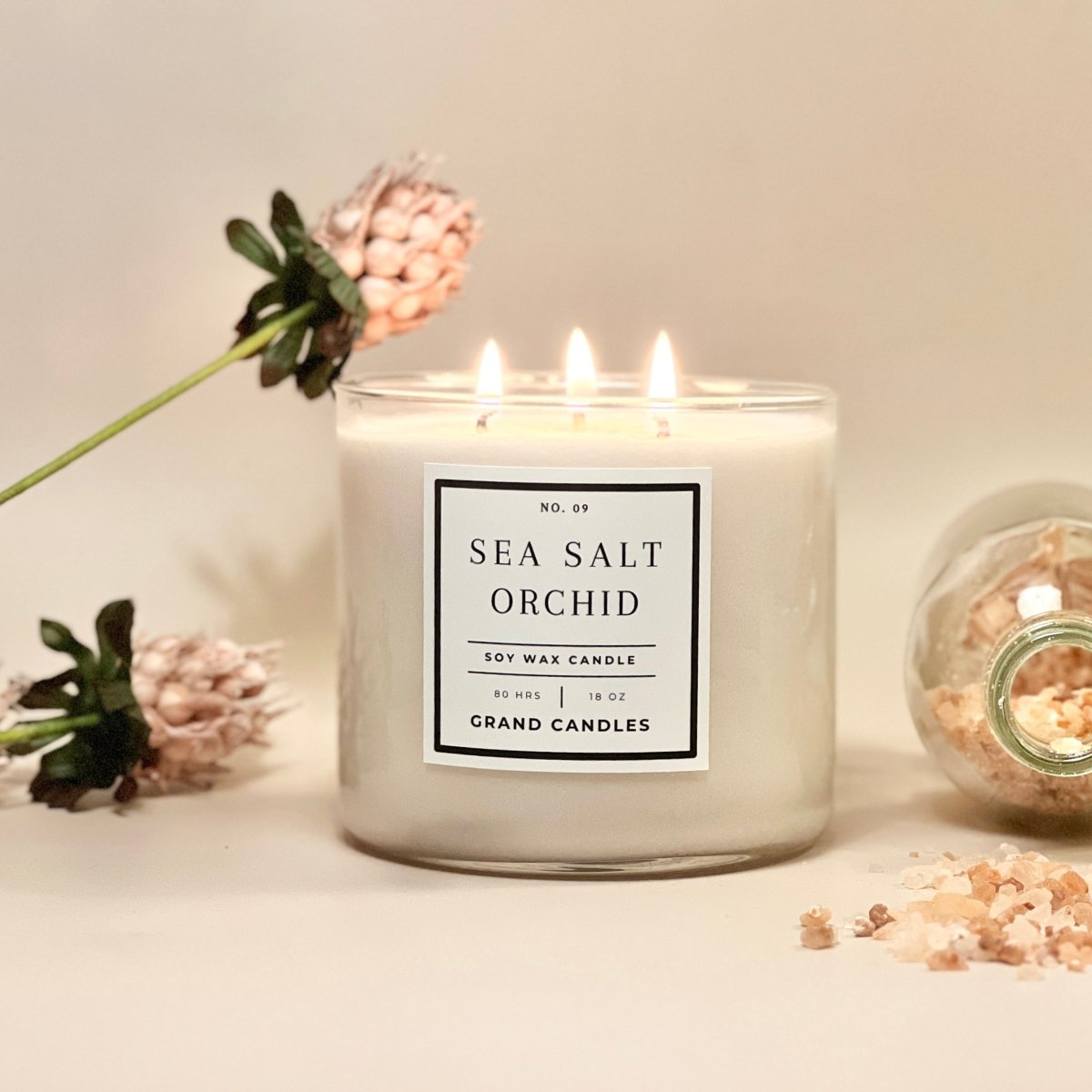 Sea Salt Orchid Candle